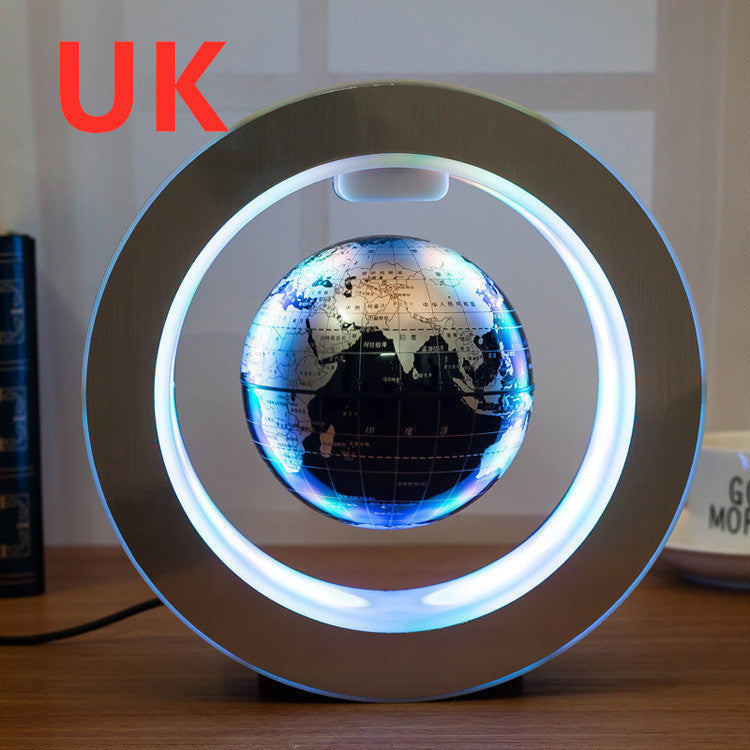 360° Rotating LED Globe for Desk or Office – Unique Floating World Map Decor & Gift Idea