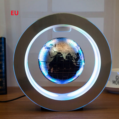 360° Rotating LED Globe for Desk or Office – Unique Floating World Map Decor & Gift Idea