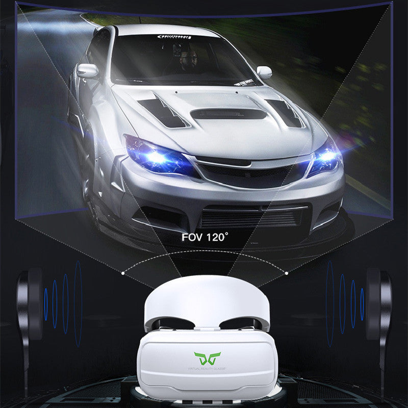 Experience 360° VR Gaming & Movies in High Definition with Comfortable, Head-Mounted Design