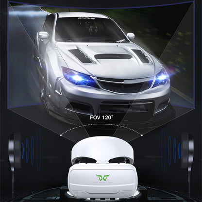 Experience 360° VR Gaming & Movies in High Definition with Comfortable, Head-Mounted Design