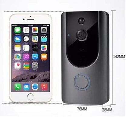 HD IP Doorbell Security Camera with Two-Way Audio, Motion Detection & Remote App Control