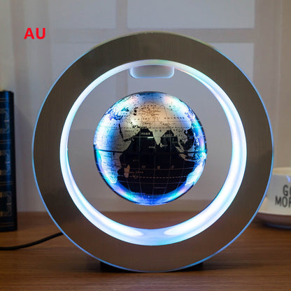 360° Rotating LED Globe for Desk or Office – Unique Floating World Map Decor & Gift Idea