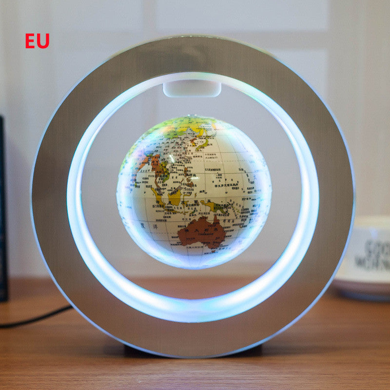 360° Rotating LED Globe for Desk or Office – Unique Floating World Map Decor & Gift Idea