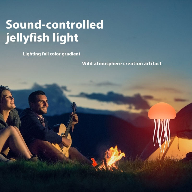 LED Jellyfish Mood Lamp – Portable Night Light & Smart Table Lamp for Desk or Bedside