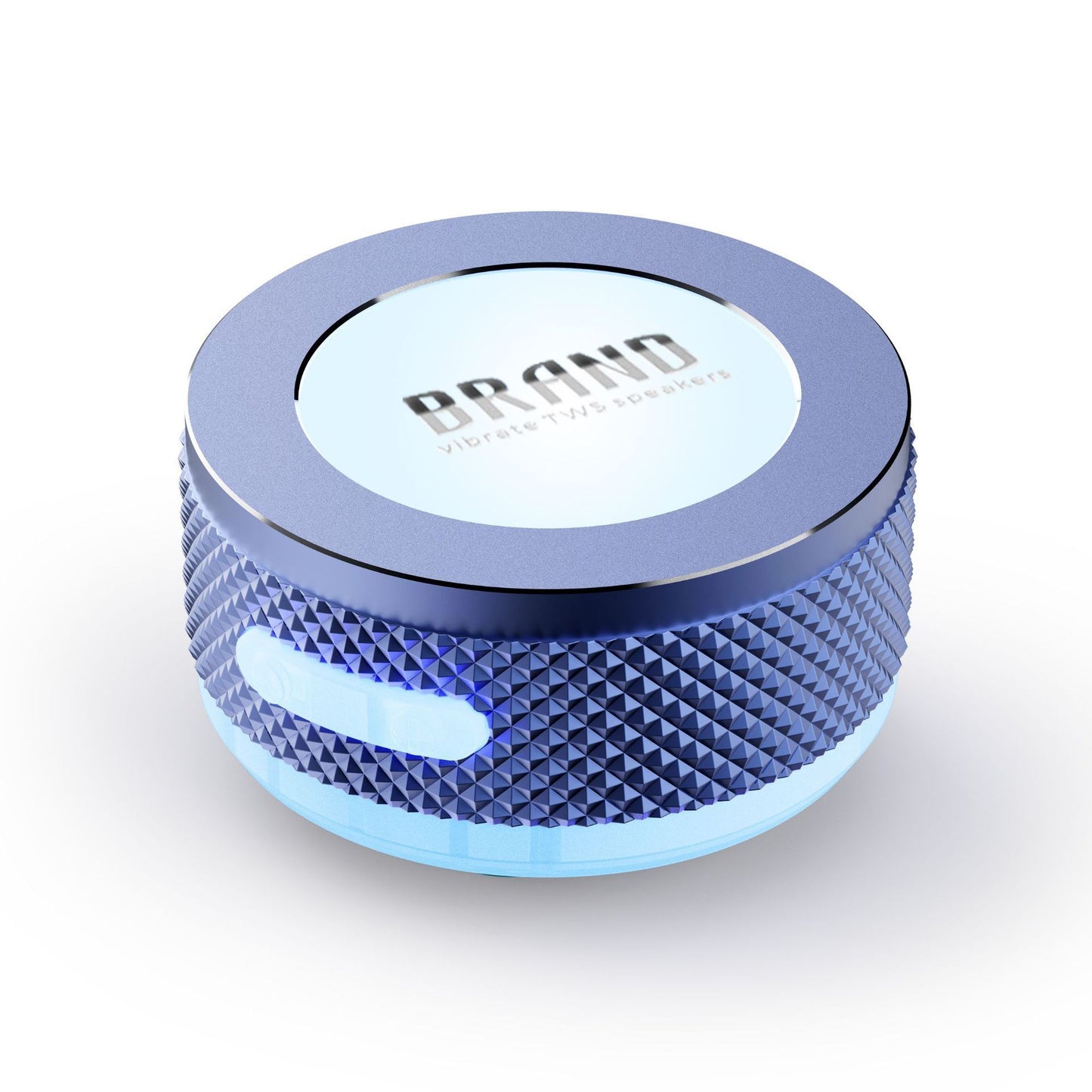 Mini Bone Conduction Bluetooth Speaker – Wireless Vibration Speaker with LED Light & Surface Adsorption