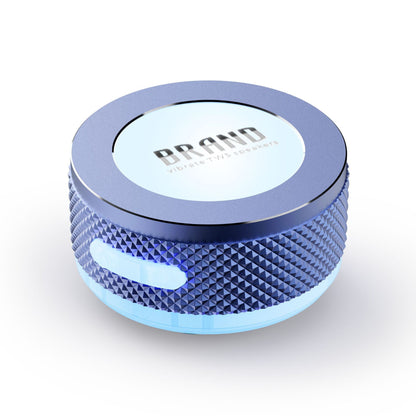 Mini Bone Conduction Bluetooth Speaker – Wireless Vibration Speaker with LED Light & Surface Adsorption