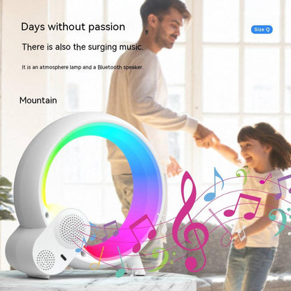 Smart Q Light Alarm Clock – Sunrise Simulation with Bluetooth Audio & LED Mood Lighting