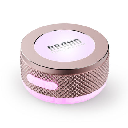 Mini Bone Conduction Bluetooth Speaker – Wireless Vibration Speaker with LED Light & Surface Adsorption