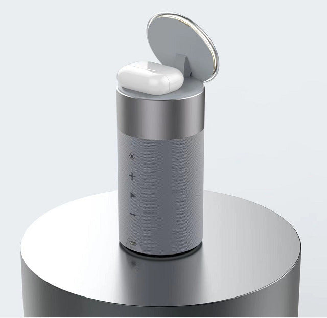 All-in-One Charging Station with Speaker & LED Lamp – Perfect for Home, Office, or Nightstand Use